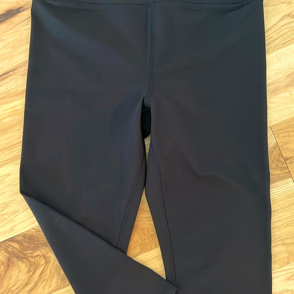 GapFit PowerMove High Rise Cropped Legging, Medium, Black